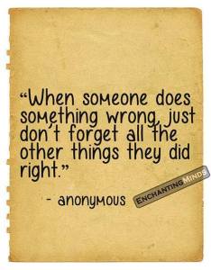 When someone does something wrong