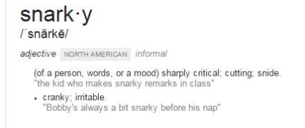 Snarky